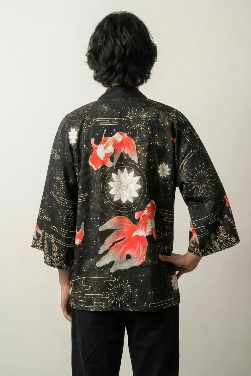 Mens Beach Kimono 'Sadao' - Image 2