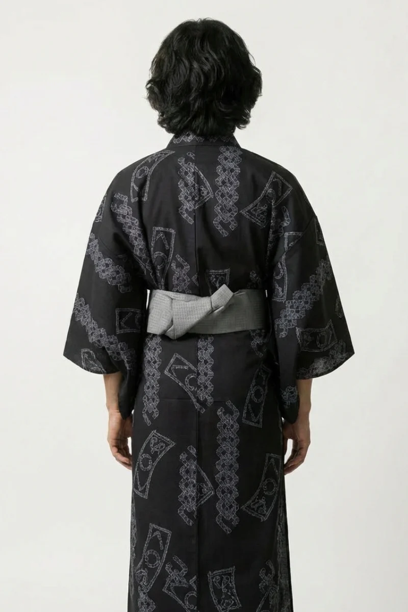 Men's Fashion Kimono 'Kumimon' - Image 2
