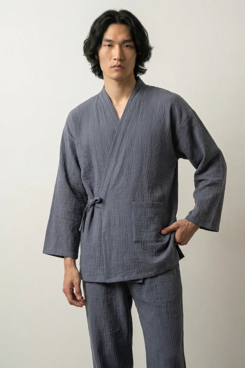 Men's Japanese Pajamas 'Aokiha'