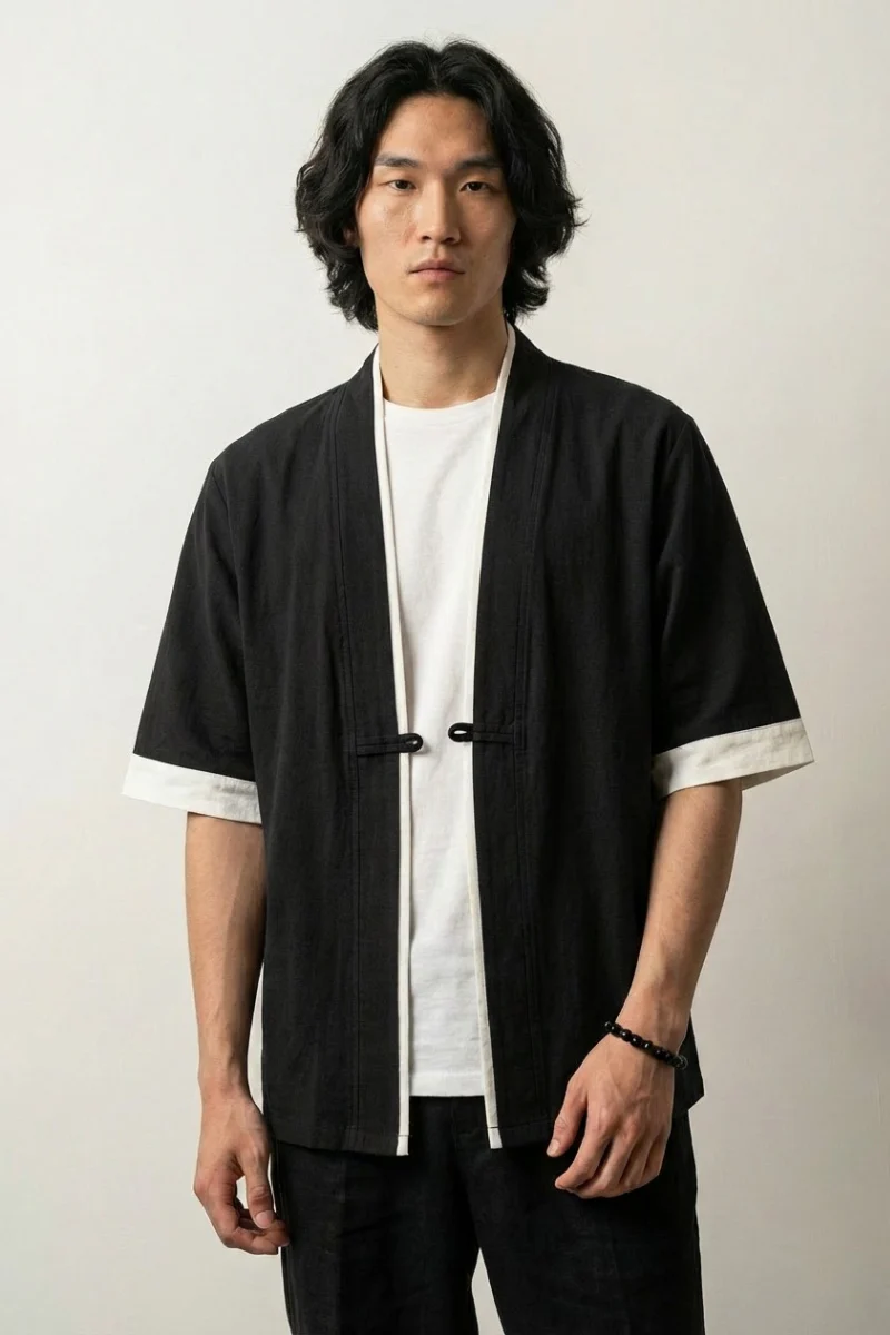Mens Kimono Jacket 'Hideki'