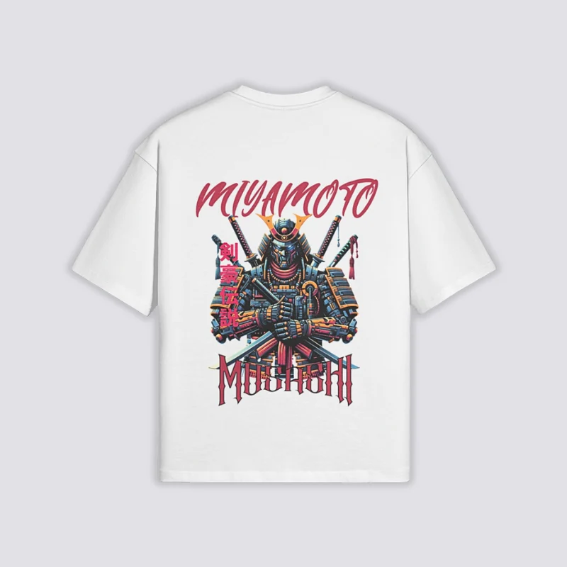 Miyamoto Musashi T-Shirt - 二天一流 - Image 3