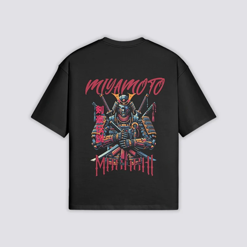 Miyamoto Musashi T-Shirt - 二天一流 - Image 4