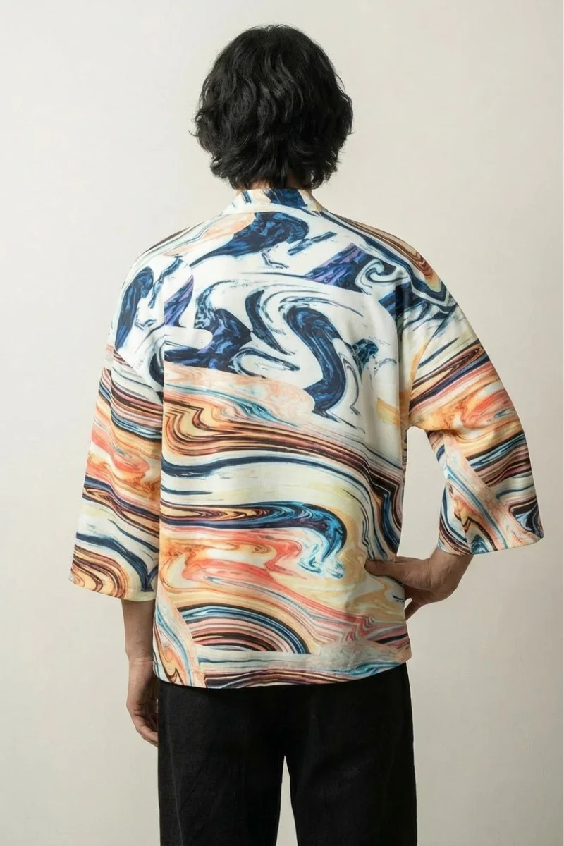 Modern Kimono Jacket Men 'Kaito Edition' - Image 2