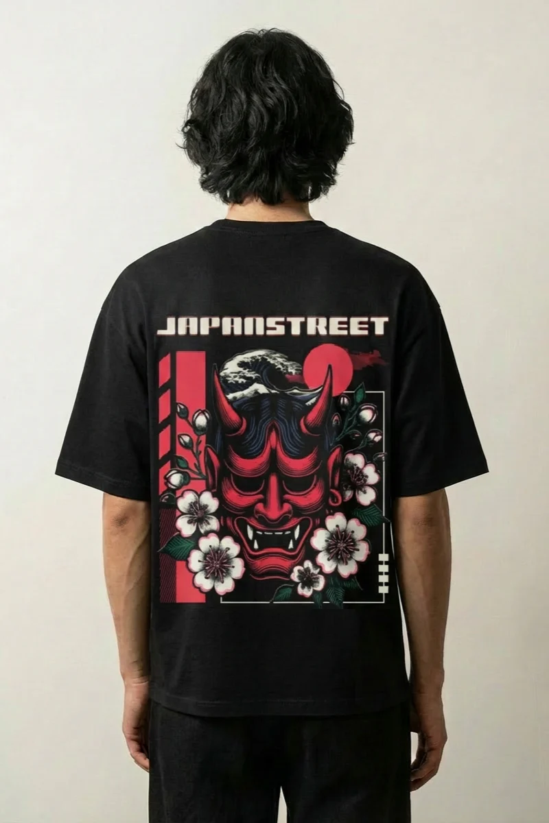 Oni Mask T-Shirt - デーモン