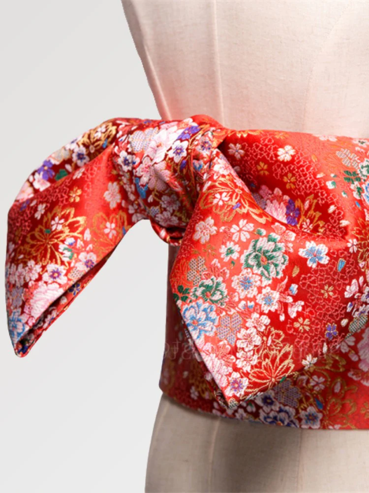 Red Obi Belt 'Shôchikubai