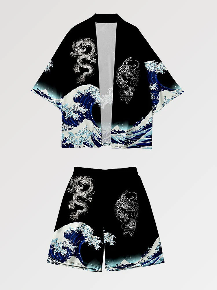 Kimono Set 'Kanagawa' - Image 2