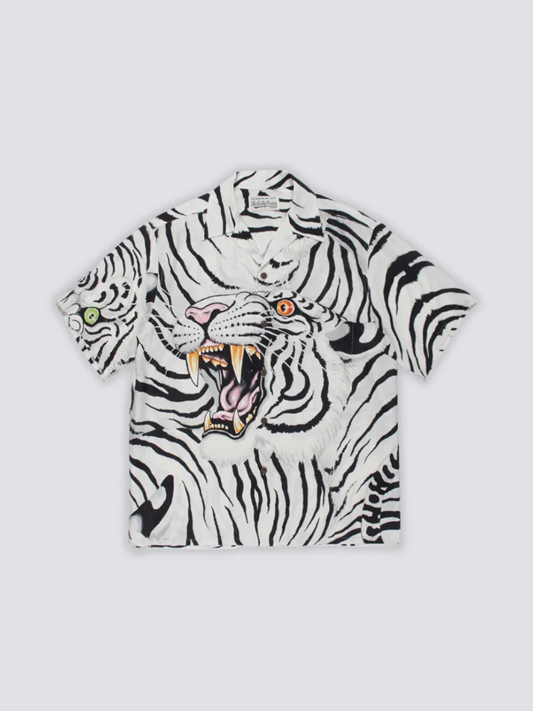 Tiger Print Shirt - トラ - Image 2