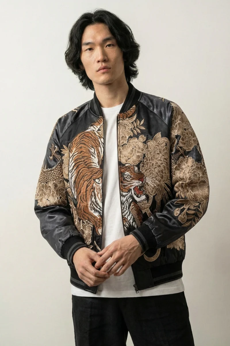 Tiger Sukajan Jacket 'Kazan Tora' - Image 4