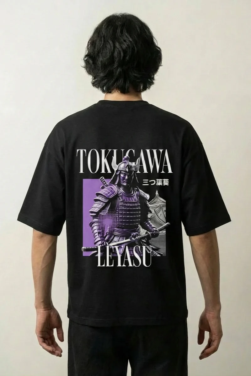 Tokugawa Ieyasu T-Shirt - 三つ葉葵