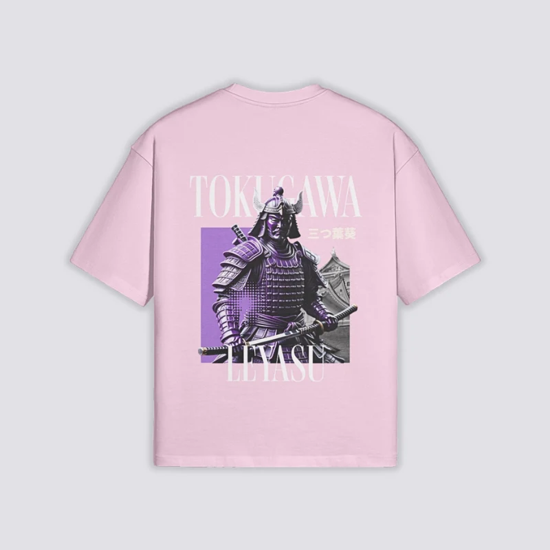 Tokugawa Ieyasu T-Shirt - 三つ葉葵 - Image 4