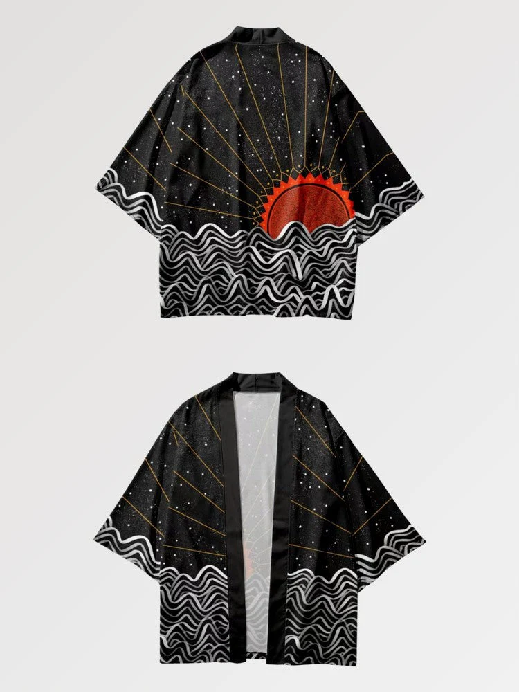 Traditional Haori 'Tsuki no Taiyo' - Image 5