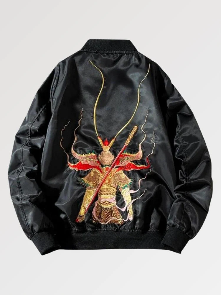 Vintage Japanese Bomber Jacket 'Samurai' - Image 3