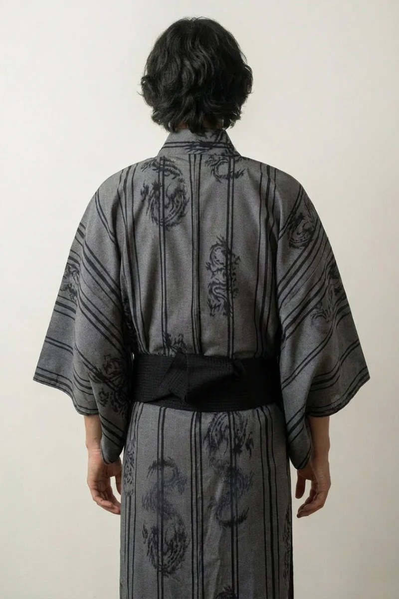 Vintage Japanese Kimono 'Ryûchiku' - Image 2