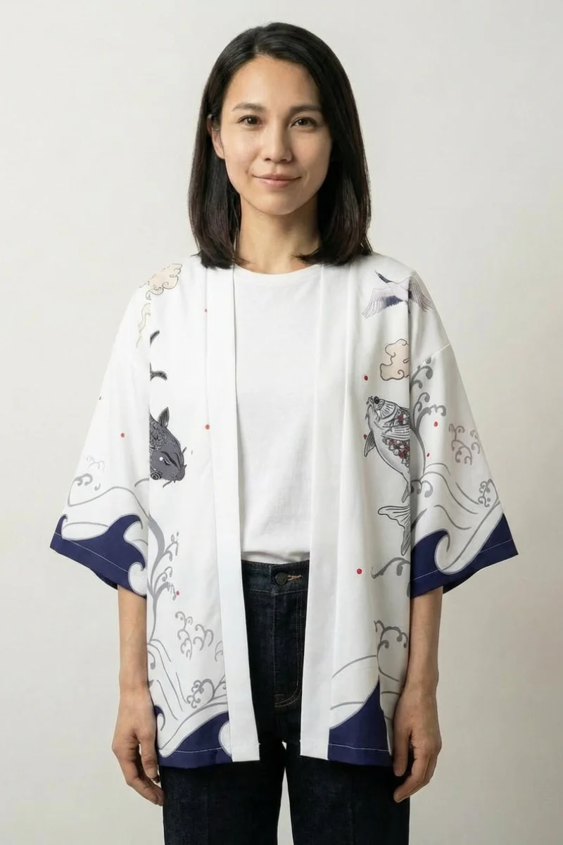 Women Kimono Jacket 'Miyuki - Image 2