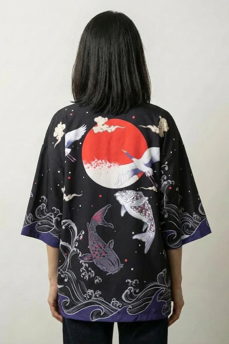 Women Kimono Jacket 'Miyuki - Image 3